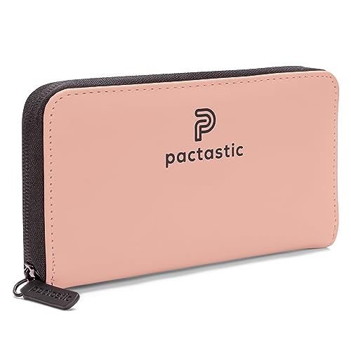 Pactastic Geldbeutel mit 12 Kartenfächer & einem Münzfach | 130 gramm leichtes Portemonnaie für Karten & Bargeld aus wasserabweisendem veganen Tech-Material | 20 x 10 x 2,5 cm von Pactastic