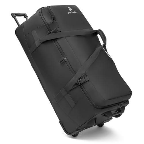 Pactastic große XL Trolley-Reisetasche mit Rollen | 135 Liter - 88 cm | für Männer & Frauen aus veganem Tech-Material von Pactastic