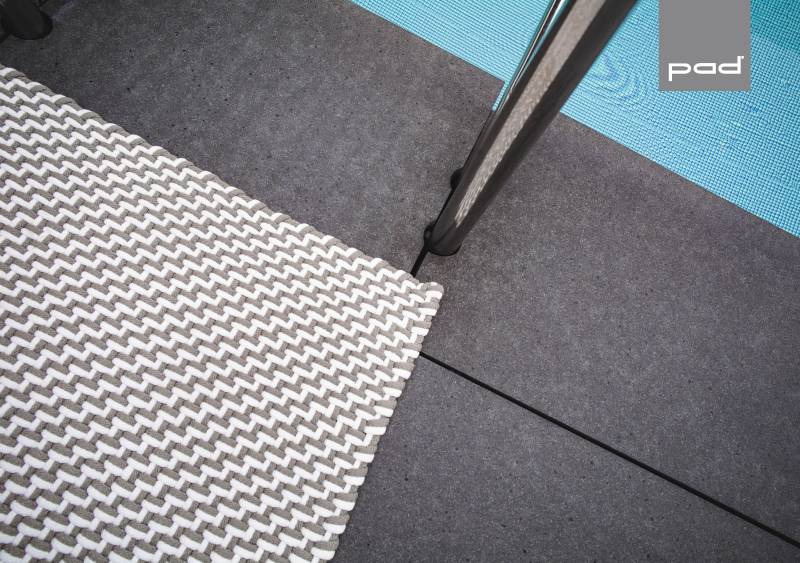 PAD Fußmatte "POOL, Schmutzfangmatte" rechteckig 15 mm Höhe handgewebt, In- und Outdoor geeignet, auch als Läufer erhältlich von Pad