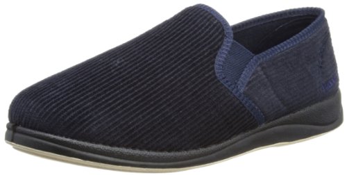 Padders Albert, Herren Flache Hausschuhe , Blau - Dunkelblau - Größe: 46 (11 UK) von Padders