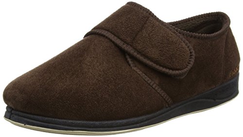 Padders Charles, Herren Herren Slipper ,Braun (Brown Wool Mix/Suede), 10 von Padders