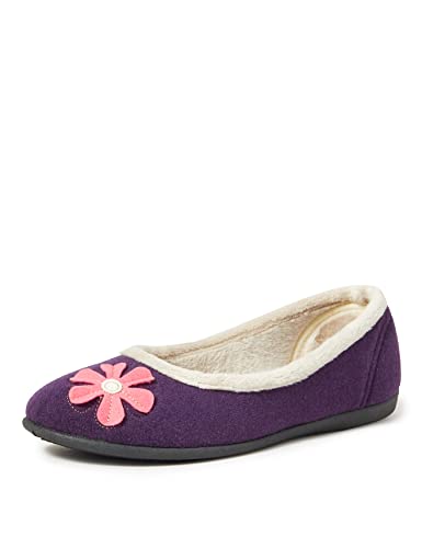 Padders Damen Happy Niedrige Hausschuhe, violett, 36 EU von Padders