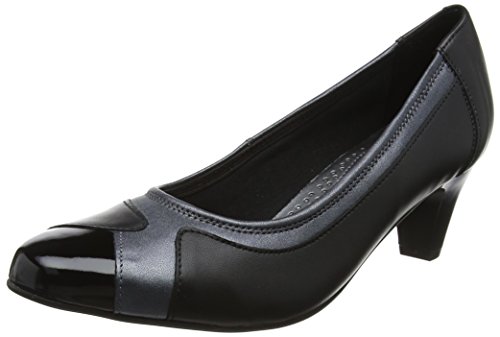 Padders Damen Jewel Pumps, Multicolour (Black Multi), 40 EU (Herstellergröße: 6.5) von Padders