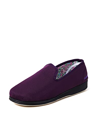 Padders Damen Repose Niedrige Hausschuhe, violett, 43 EU von Padders