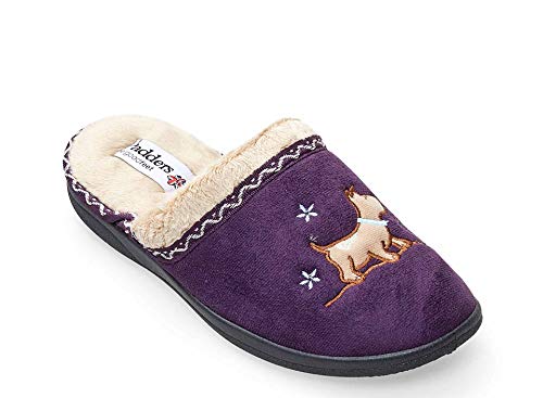 Padders Damen Scotty Pantoffeln, Violett (Purple 95) von Padders