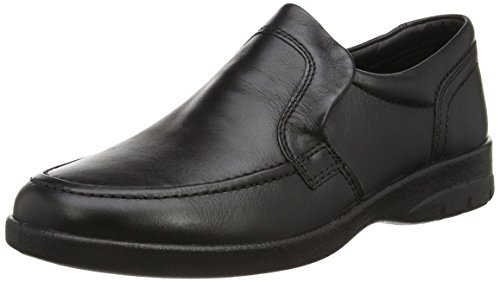 Padders Herren Leo Slipper, Black Black 10, 44 EU X-Weit von Padders