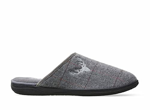 Padders Herren Stag Pantoffeln, Grau (Grey Combi 97), 45 EU Weit von Padders