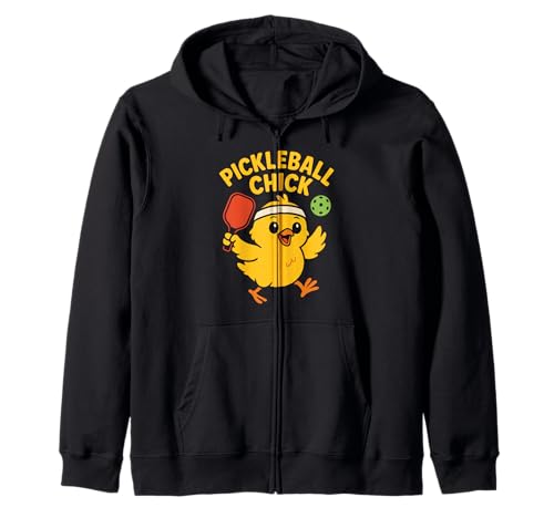 Pickleball Chick, niedliches, lustiges Paddelliebhaber-Sportler, Damen und Mädchen Kapuzenjacke Pickleball Chick, niedliches, lustiges Paddelliebhaber-Sportler, Damen und Mädchen Kapuzenjacke von Paddle Chick Apparel