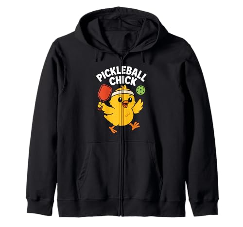 Pickleball Chick, niedliches, lustiges Paddelliebhaber-Sportler, Damen und Mädchen Kapuzenjacke Pickleball Chick, niedliches, lustiges Paddelliebhaber-Sportler, Damen und Mädchen Kapuzenjacke von Paddle Chick Apparel