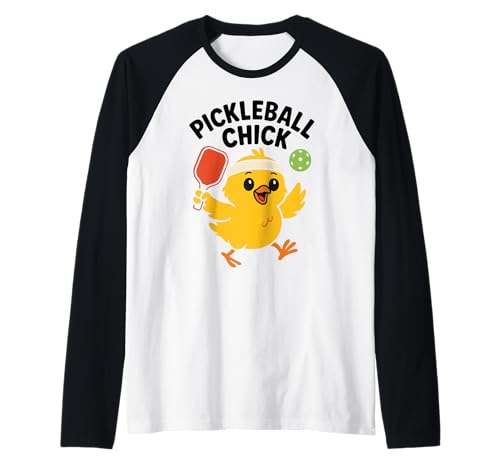 Pickleball Chick, niedliches, lustiges Paddelliebhaber-Sportler, Damen und Mädchen Raglan Pickleball Chick, niedliches, lustiges Paddelliebhaber-Sportler, Damen und Mädchen Raglan von Paddle Chick Apparel