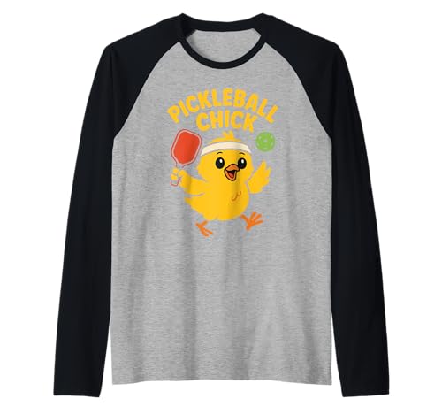 Pickleball Chick, niedliches, lustiges Paddelliebhaber-Sportler, Damen und Mädchen Raglan Pickleball Chick, niedliches, lustiges Paddelliebhaber-Sportler, Damen und Mädchen Raglan von Paddle Chick Apparel