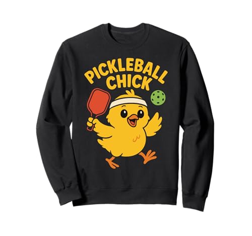 Pickleball Chick, niedliches, lustiges Paddelliebhaber-Sportler, Damen und Mädchen Sweatshirt Pickleball Chick, niedliches, lustiges Paddelliebhaber-Sportler, Damen und Mädchen Sweatshirt von Paddle Chick Apparel