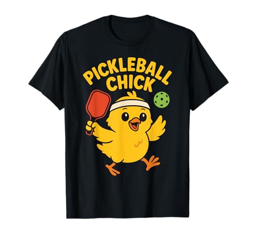 Pickleball Chick, niedliches, lustiges Paddelliebhaber-Sportler, Damen und Mädchen T-Shirt Pickleball Chick, niedliches, lustiges Paddelliebhaber-Sportler, Damen und Mädchen T-Shirt von Paddle Chick Apparel