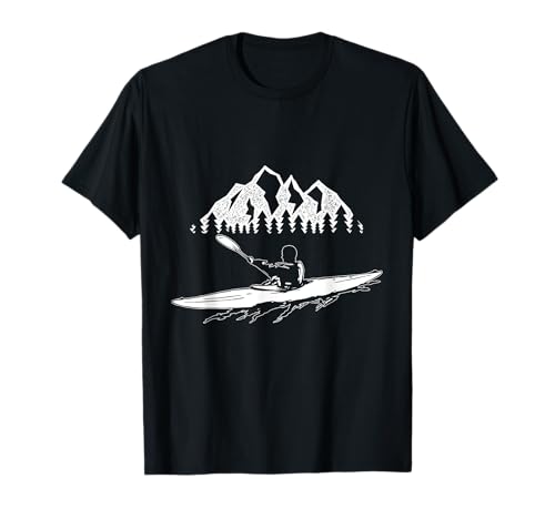 KAJAK Paddeln Nature Mountain T Shirt für Männer, Frauen und Kinder T-Shirt von Paddle board Gifts Etc