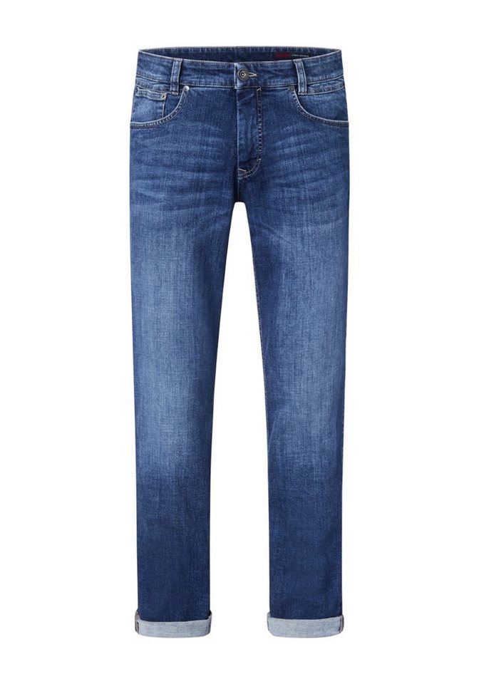 Paddock's 5-Pocket-Jeans PADDOCKS PIPE mid blue with handwork 80221 6634.5977 - MOTION&COMFORT von Paddock's