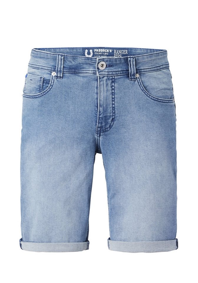 Paddock's 5-Pocket-Jeans PADDOCKS RANGER PIPE BERMUDA bleach used 80195 4109.4820 - LIGHT DENIM Paddock's 5-Pocket-Jeans PADDOCKS RANGER PIPE BERMUDA bleach used 80195 4109.4820 - LIGHT DENIM von Paddock's