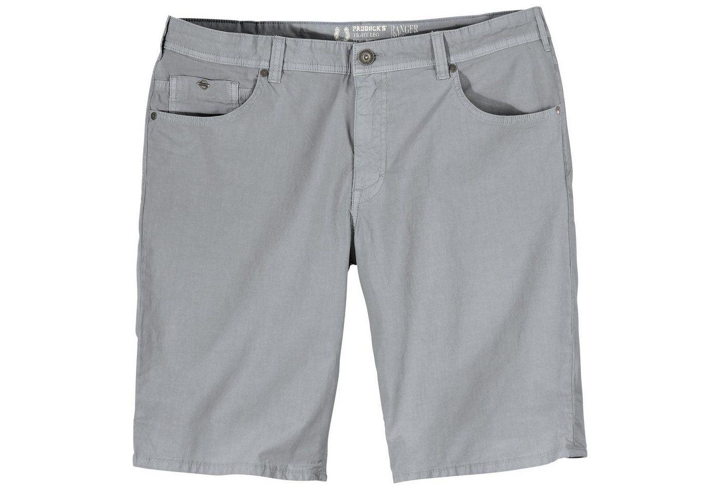 Paddock's Bermudas Paddock's XXL Stretch-Bermuda Ranger Pipe hellgrau von Paddock's