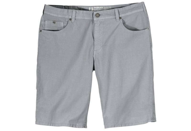Paddock's Bermudas Paddock's XXL Stretch-Bermuda Ranger Pipe hellgrau von Paddock's