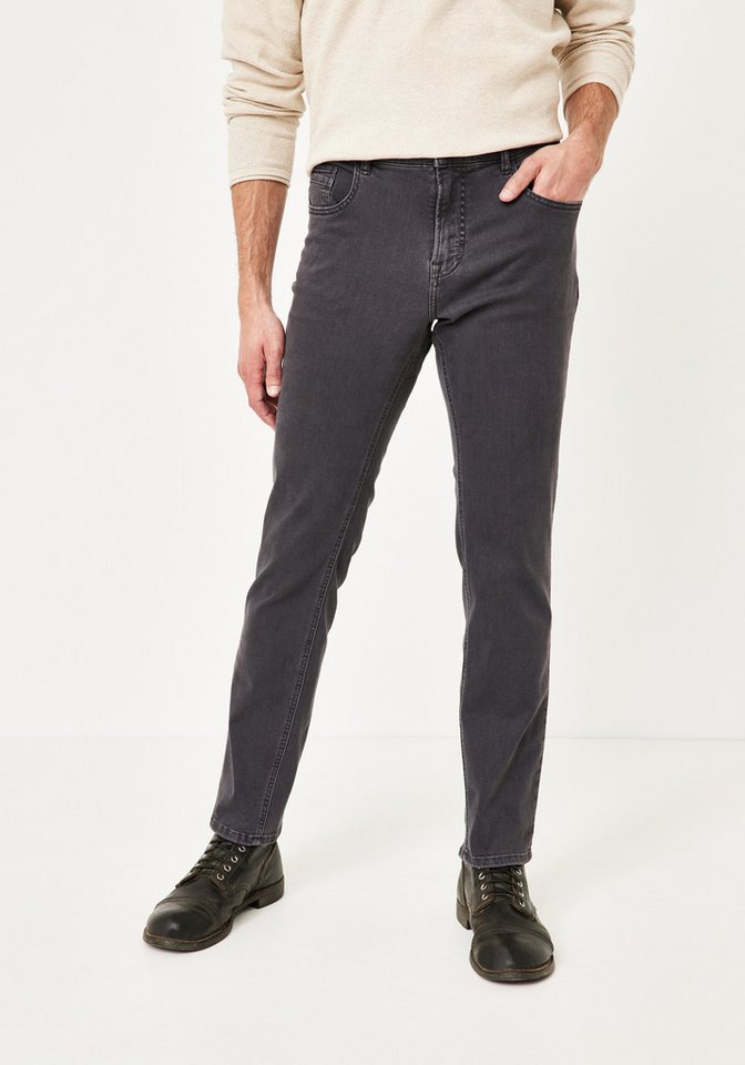 Paddock's Slim-fit-Jeans PIPE Graue Jeans mit Stretch von Paddock's