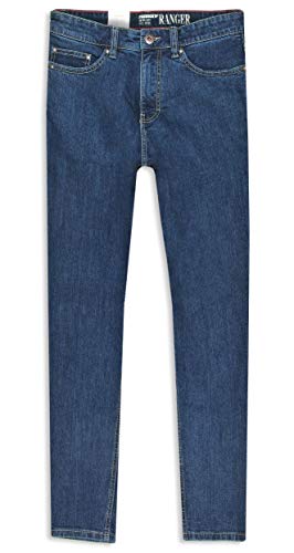 Paddocks Paddock's Ranger Jeans Herren, Dark Blue Stoned, Stretch Denim, Gerader Schnitt (W34/L34) von Paddocks