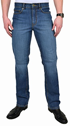 Paddock`s Herren Jeans Ranger - Slim Fit - Blau - Blue Medium Stone Used, Größe:W 31 L 32;Farbe:Blue Medium Stone Used (5921) von Paddocks