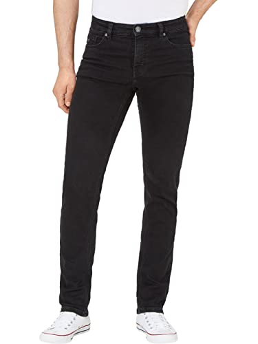Paddocks Herren 5-Pocket Slim-Fit Jeans, Pipe (80151 6516 000), Farbe:Black/Black(6001), Größe:W32, Länge:L30 von Paddocks