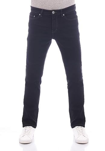 Paddocks Herren Jeans Ranger Pipe Slim Fit Jeanshose Hose Denim Stretch Baumwolle Blau w31, Größe:31W / 32L, Farbe:Night Black (1219) von Paddocks