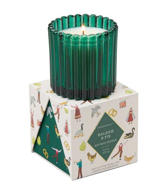 Paddywax Sojawachs Duftkerze 12 Days Of Christmas Balsam & Tannennadeln von Paddywax
