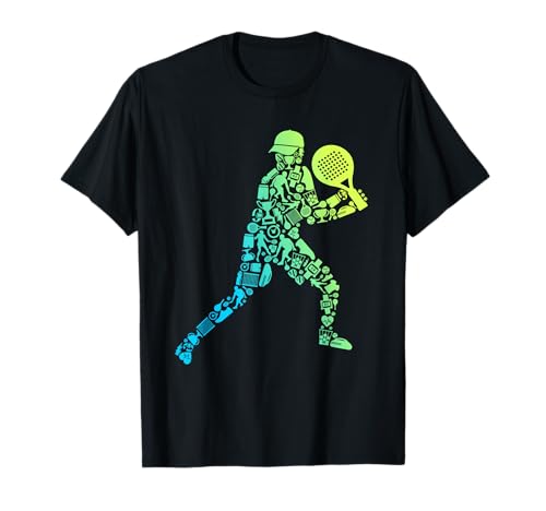 Padel Tennis Spieler Symbole Paddleball Jungen Padel T-Shirt von Padel Spieler Designs für Padel Tennis Fans