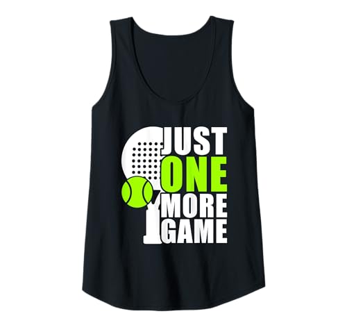 Damen Just one more game lustiges Padelball Spieler Tank Top Damen Just one more game lustiges Padelball Spieler Tank Top von Padelball Outfit & lustige Padelball Sprüche