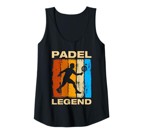 Damen Padel Legend lustiges Padelball Spieler Tank Top von Padelball Outfit & lustige Padelball Sprüche