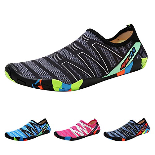 Padgene Unisex Badeschuhe Wasserschuhe Damen Herren Schnell Trocken Breathable Schwimmschuhe Barfuß Socken Aquaschuhe Surfschuhe Tauchschuhe Surfschuhe Outdoor Sport Schuhe von Padgene