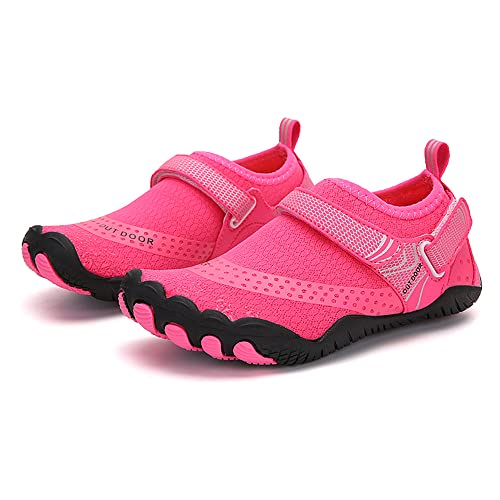 Padgene Wasserschuhe für Männer und Frauen Schnelltrocknende Wasserschuhe Unisex zum Schwimmen, Yoga, Strand, Laufen, Schnorcheln, Surfen, Tauchen, Rosa A021, 37 EU von Padgene