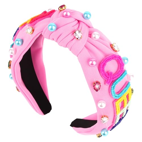 Birthday Queen Haarband für Damen, breit, Rosa Birthday Queen Haarband für Damen, breit, Rosa von Padorul