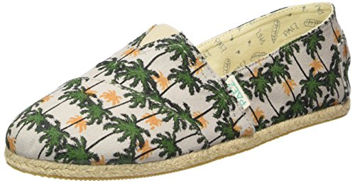 PAEZ Unisex-Erwachsene Original Raw Hawaii Espadrilles, Mehrfarbig (Green, Grey 0013) von Paez