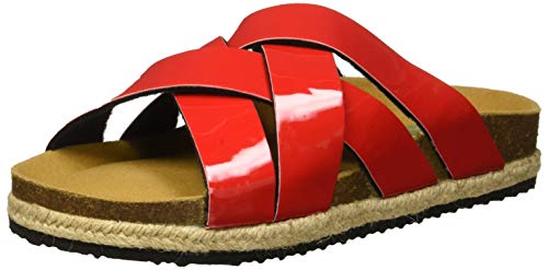 Paez Damen Cross Spark Peeptoe Sandalen, Rot (Rojo 519), 38 EU von Paez