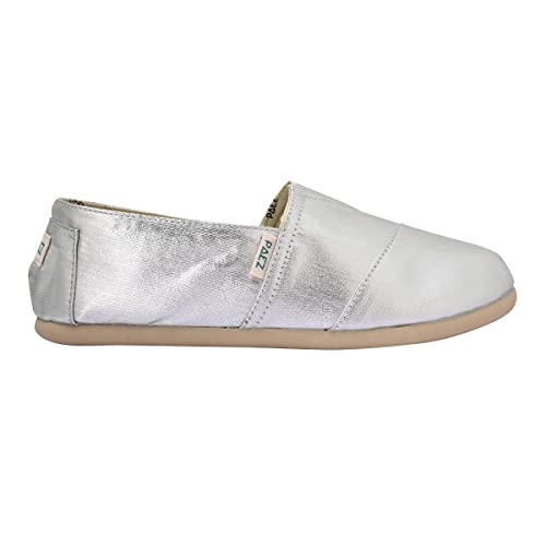 Paez Mädchen Original Gum Combi Glitter Espadrilles, Silber (Silver 010), 34 EU von Paez