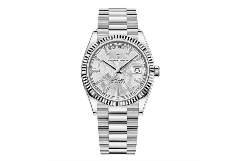 Pagani Design Automatikuhr Automatikuhr Mechanische Armbanduhr DD Herren Damen Edelstahl Saphir, (inklusive Box, Bedienungsanleitung, Garantiekarte und Uhr) von Pagani Design