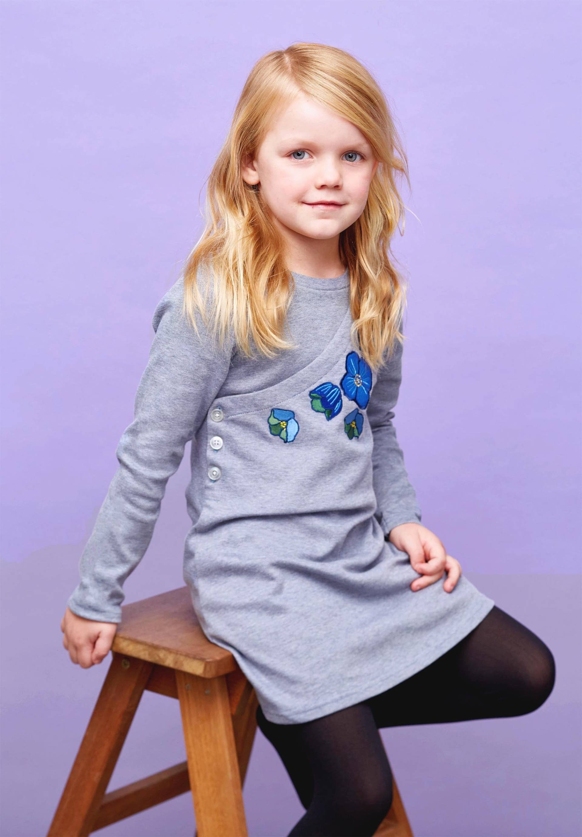 Blaues Mohnkleid von PagodaKingdom