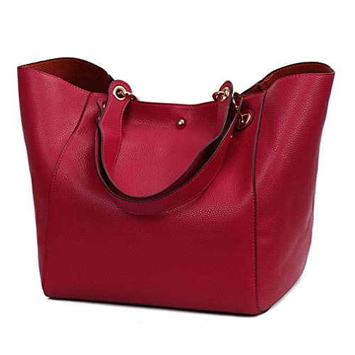 Pahajim Frauen Leder Top Griff Handtaschen Schulranzen Handtasche Messenger Pack Tasche Dunkelblau Geldbörsen und Handtaschen auf Clearance Tote Handtasche Handtaschen damen tasche sale von Pahajim