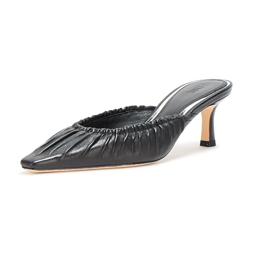 PAIGE Damen Alice Heeled Mule Sandale mit Absatz, Schwarz, 39.5 EU von Paige