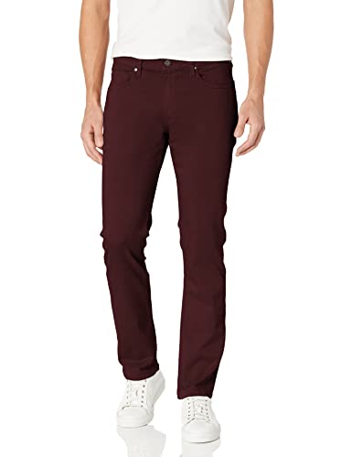 Paige Herren Federal Jeans, Bordeaux Samt, 46 von Paige