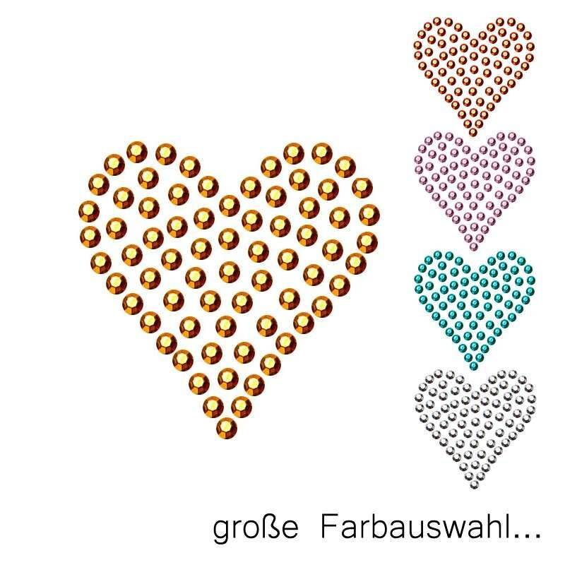 Nietenmotiv Herz 2, 7x2, 7cm Nietenmotiv Herz 2, 7x2, 7cm von PaillettenshopDE