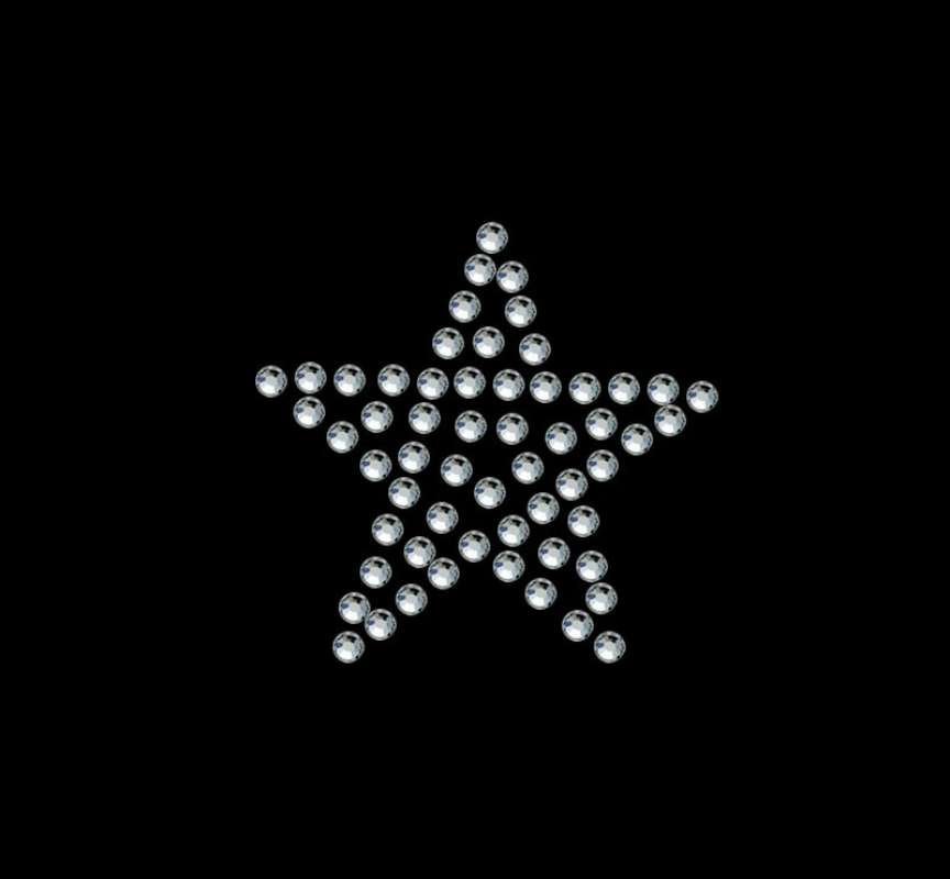 Strassmotiv Kleiner Stern 2, 8x3, 8cm Strassmotiv Kleiner Stern 2, 8x3, 8cm von PaillettenshopDE