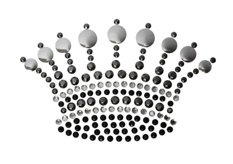 strass-/Nietenmotiv Krone 5, 7x3, 7cm strass-/Nietenmotiv Krone 5, 7x3, 7cm von PaillettenshopDE