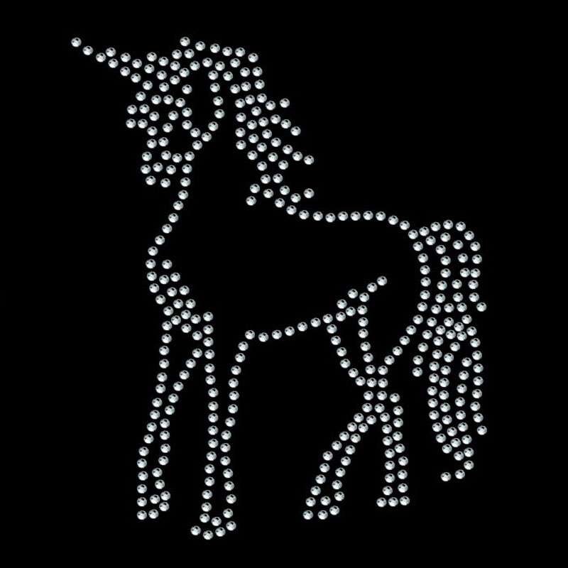 strassmotiv "Großes Einhorn" 10x9cm strassmotiv "Großes Einhorn" 10x9cm von PaillettenshopDE