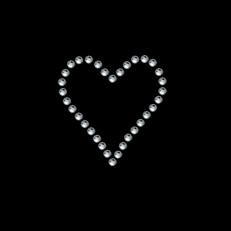 strassmotiv Herz 2, 7x3cm strassmotiv Herz 2, 7x3cm von PaillettenshopDE
