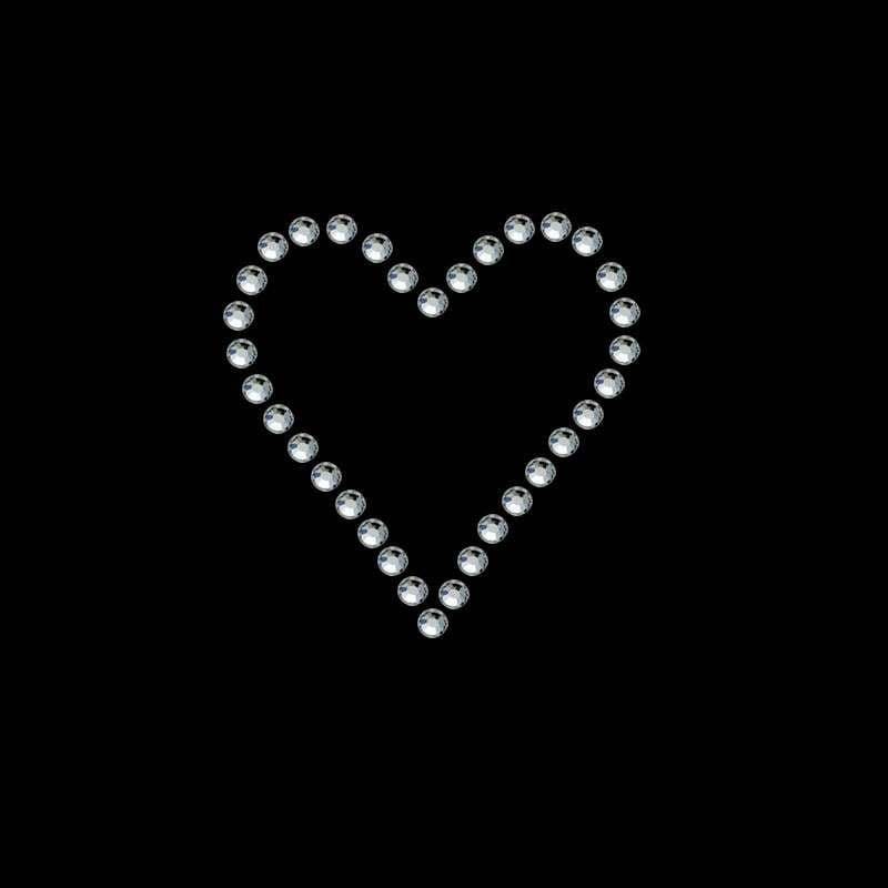 strassmotiv Herz 2, 7x3cm strassmotiv Herz 2, 7x3cm von PaillettenshopDE