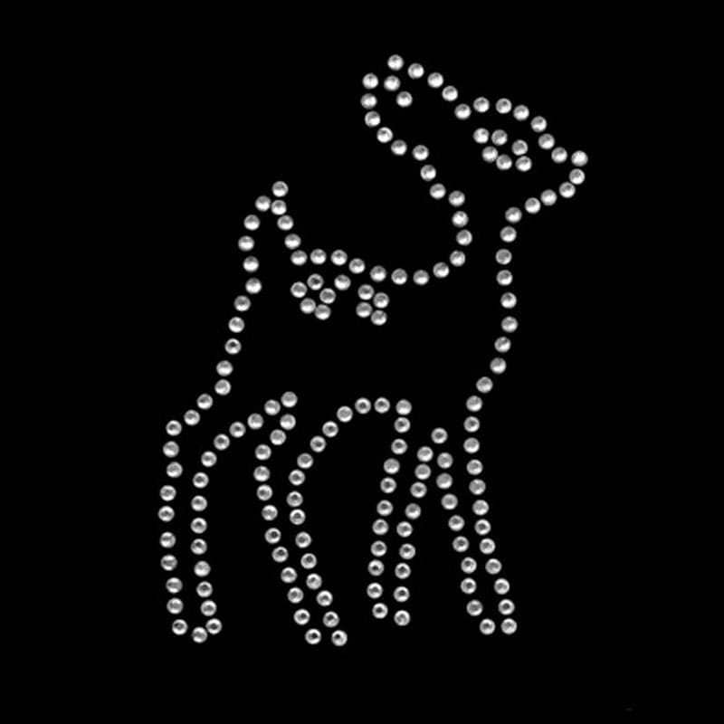 strassmotiv "Rehkitz" 5, 6x8cm strassmotiv "Rehkitz" 5, 6x8cm von PaillettenshopDE