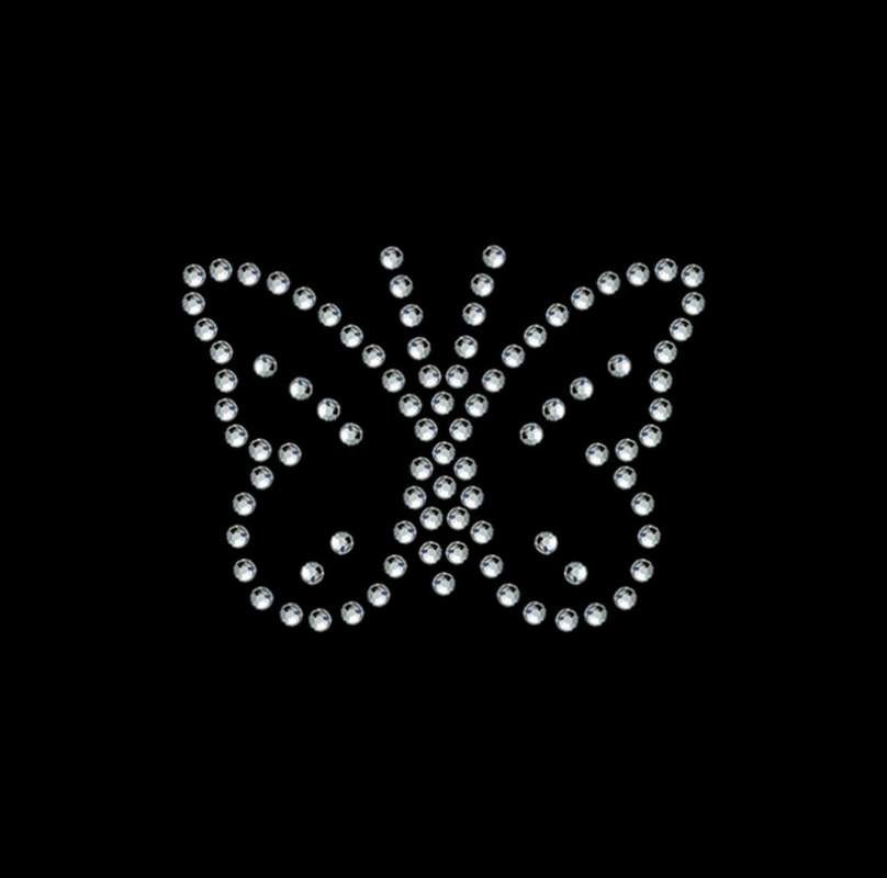 strassmotiv "Schmetterling" 4, 5x3, 3cm strassmotiv "Schmetterling" 4, 5x3, 3cm von PaillettenshopDE